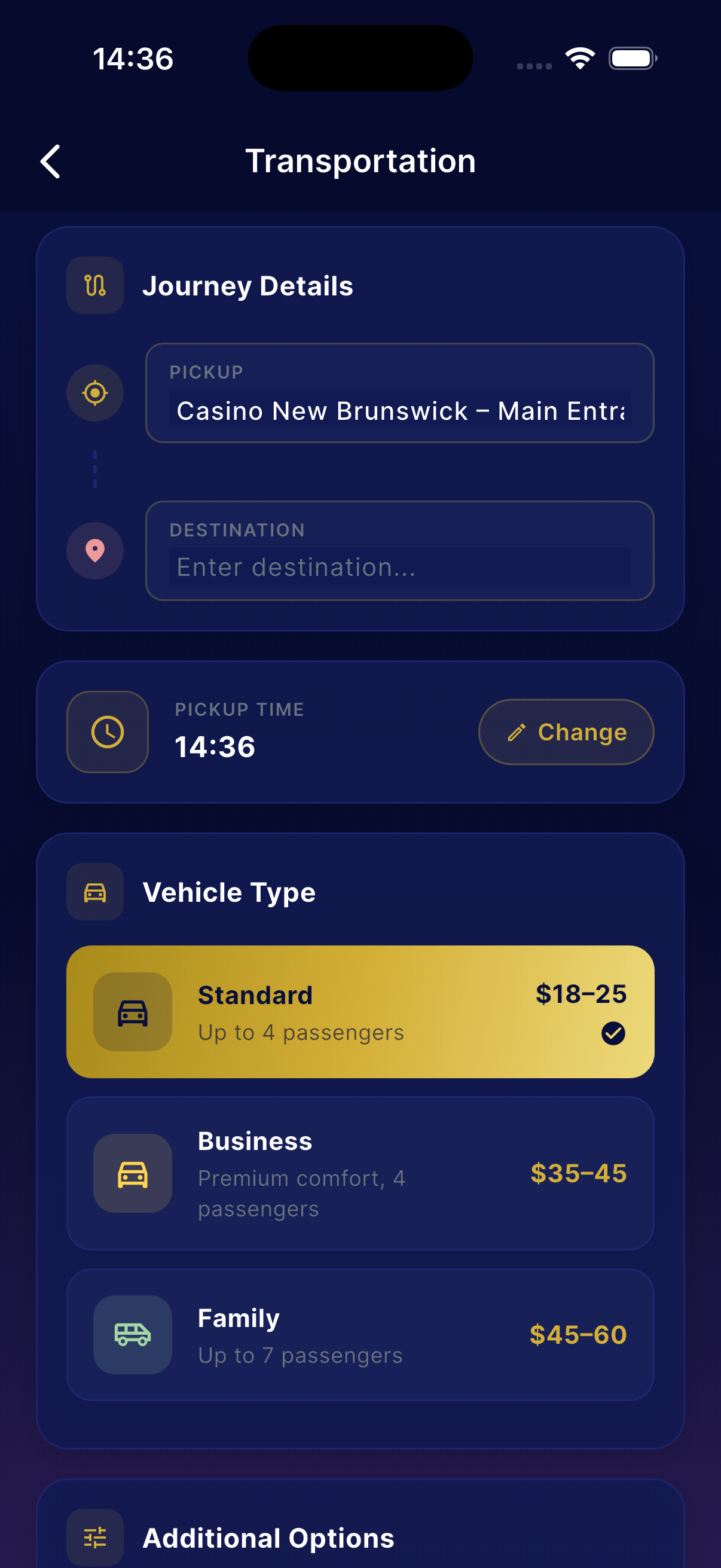 Casino NB Key Transportation